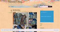 Desktop Screenshot of fabricfan.wordpress.com