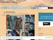 Tablet Screenshot of fabricfan.wordpress.com