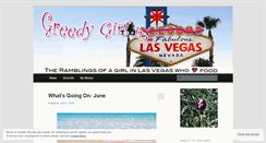 Desktop Screenshot of greedygirlinlasvegas.wordpress.com