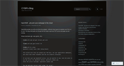 Desktop Screenshot of cybrs.wordpress.com