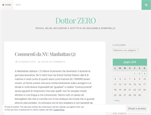 Tablet Screenshot of dottorzero.wordpress.com