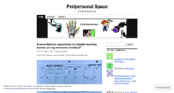 Desktop Screenshot of peripersonalspace.wordpress.com