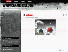 Tablet Screenshot of canansesli.wordpress.com