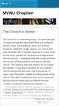Mobile Screenshot of mvnuchaplain.wordpress.com
