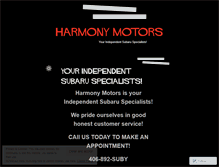 Tablet Screenshot of harmonymotors.wordpress.com