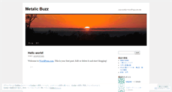Desktop Screenshot of metalicbuzz.wordpress.com