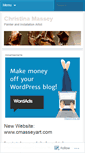 Mobile Screenshot of cmasseyart.wordpress.com