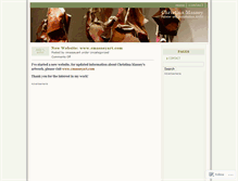 Tablet Screenshot of cmasseyart.wordpress.com
