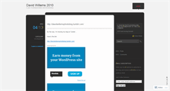 Desktop Screenshot of davidwillems.wordpress.com