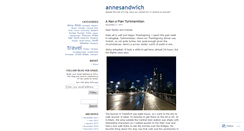 Desktop Screenshot of annesandwich.wordpress.com