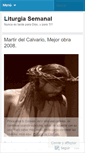 Mobile Screenshot of liturgiasemanal.wordpress.com