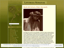 Tablet Screenshot of liturgiasemanal.wordpress.com
