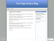 Tablet Screenshot of flagburgh.wordpress.com