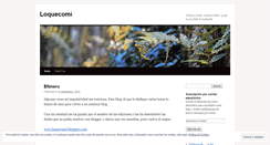 Desktop Screenshot of loquecomi.wordpress.com
