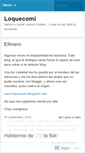 Mobile Screenshot of loquecomi.wordpress.com