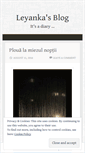 Mobile Screenshot of leyanka.wordpress.com