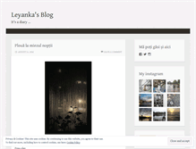 Tablet Screenshot of leyanka.wordpress.com