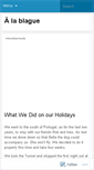 Mobile Screenshot of alablague.wordpress.com