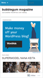 Mobile Screenshot of bubblegumgh.wordpress.com