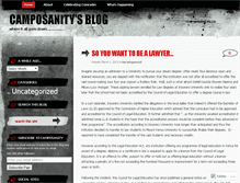 Tablet Screenshot of camposanity.wordpress.com