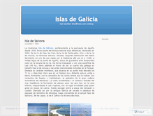 Tablet Screenshot of islasgallegas.wordpress.com