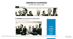 Desktop Screenshot of libertadenmovimiento.wordpress.com