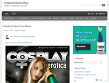 Tablet Screenshot of cosplayerotica.wordpress.com