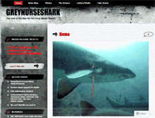 Tablet Screenshot of greynurseshark.wordpress.com