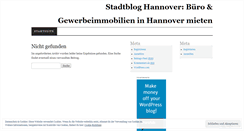 Desktop Screenshot of hannoverbuero.wordpress.com