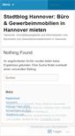 Mobile Screenshot of hannoverbuero.wordpress.com