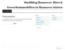 Tablet Screenshot of hannoverbuero.wordpress.com