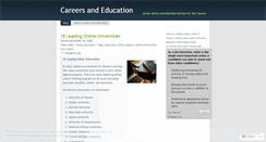 Desktop Screenshot of careerchoices.wordpress.com