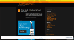 Desktop Screenshot of housemusicfans.wordpress.com