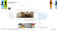 Desktop Screenshot of ironandhealth.wordpress.com