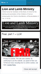 Mobile Screenshot of lionandlamb.wordpress.com