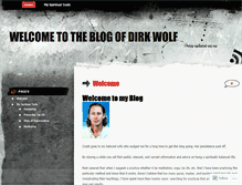 Tablet Screenshot of dirkwolf.wordpress.com