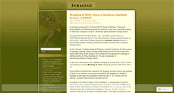 Desktop Screenshot of indiatax.wordpress.com