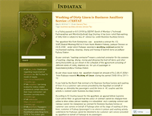 Tablet Screenshot of indiatax.wordpress.com