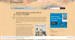 Desktop Screenshot of pandapirate.wordpress.com