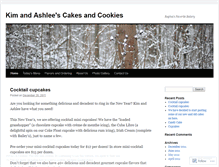 Tablet Screenshot of kimandashleescakes.wordpress.com