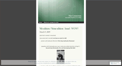 Desktop Screenshot of niceconnection.wordpress.com