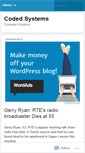 Mobile Screenshot of codedsystems.wordpress.com