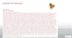 Desktop Screenshot of animaisdeestimacao.wordpress.com