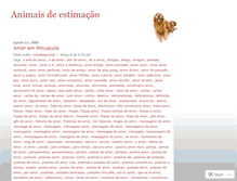 Tablet Screenshot of animaisdeestimacao.wordpress.com