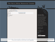 Tablet Screenshot of harryshine.wordpress.com
