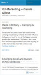 Mobile Screenshot of icimarketing.wordpress.com