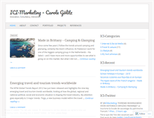 Tablet Screenshot of icimarketing.wordpress.com