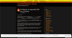 Desktop Screenshot of javiespinosa.wordpress.com