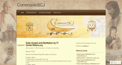 Desktop Screenshot of communioscj.wordpress.com
