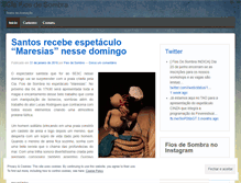 Tablet Screenshot of fiosdesombra.wordpress.com